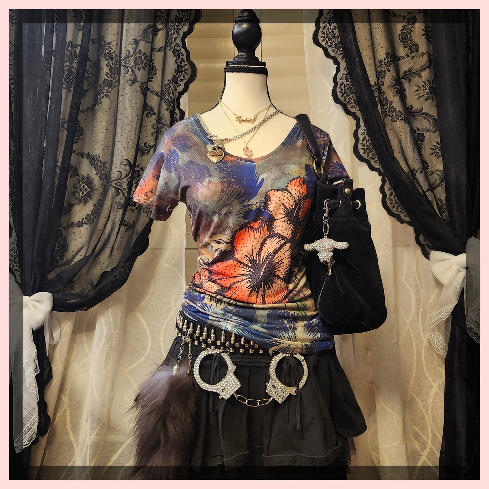 Floral Multicolor Women's Top